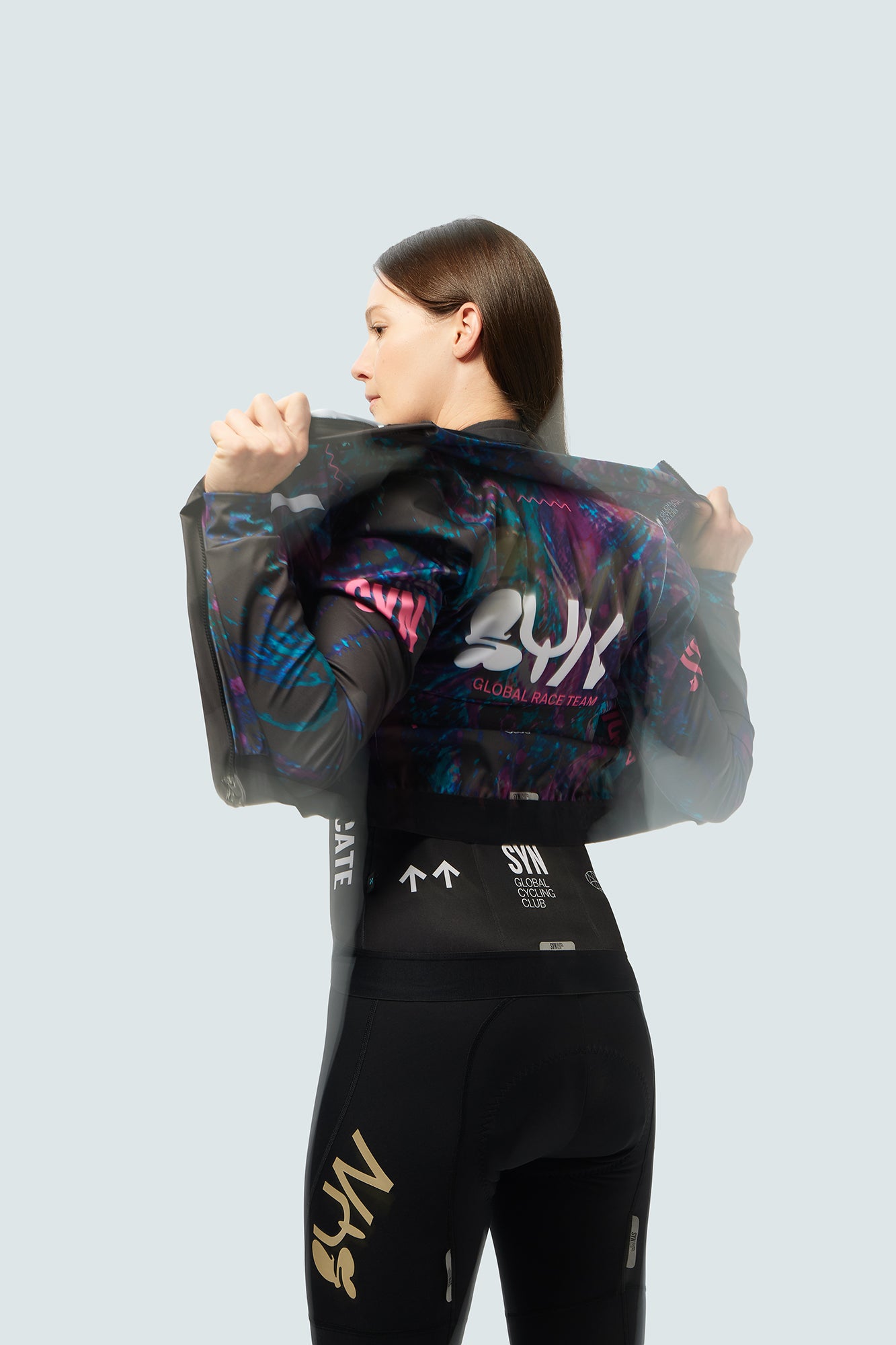 SYN Women's Pro Team Shield Jakke Verve - Vandtæt og vindtæt cykeljakke til kolde vinterture