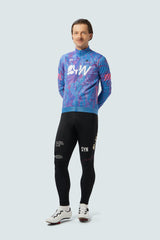 SYN Men's Pro Team Shield Jakke Stream - Vandtæt og vindtæt cykeljakke til kolde vinterture