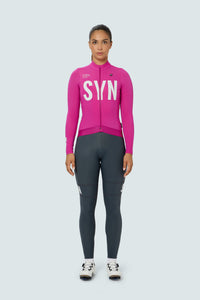 SYN Women's Pro Thermal Vinter Langærmet jersey - Pink Haze