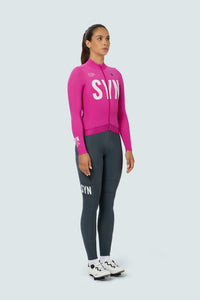 SYN Women's Pro Thermal Vinter Langærmet jersey - Pink Haze
