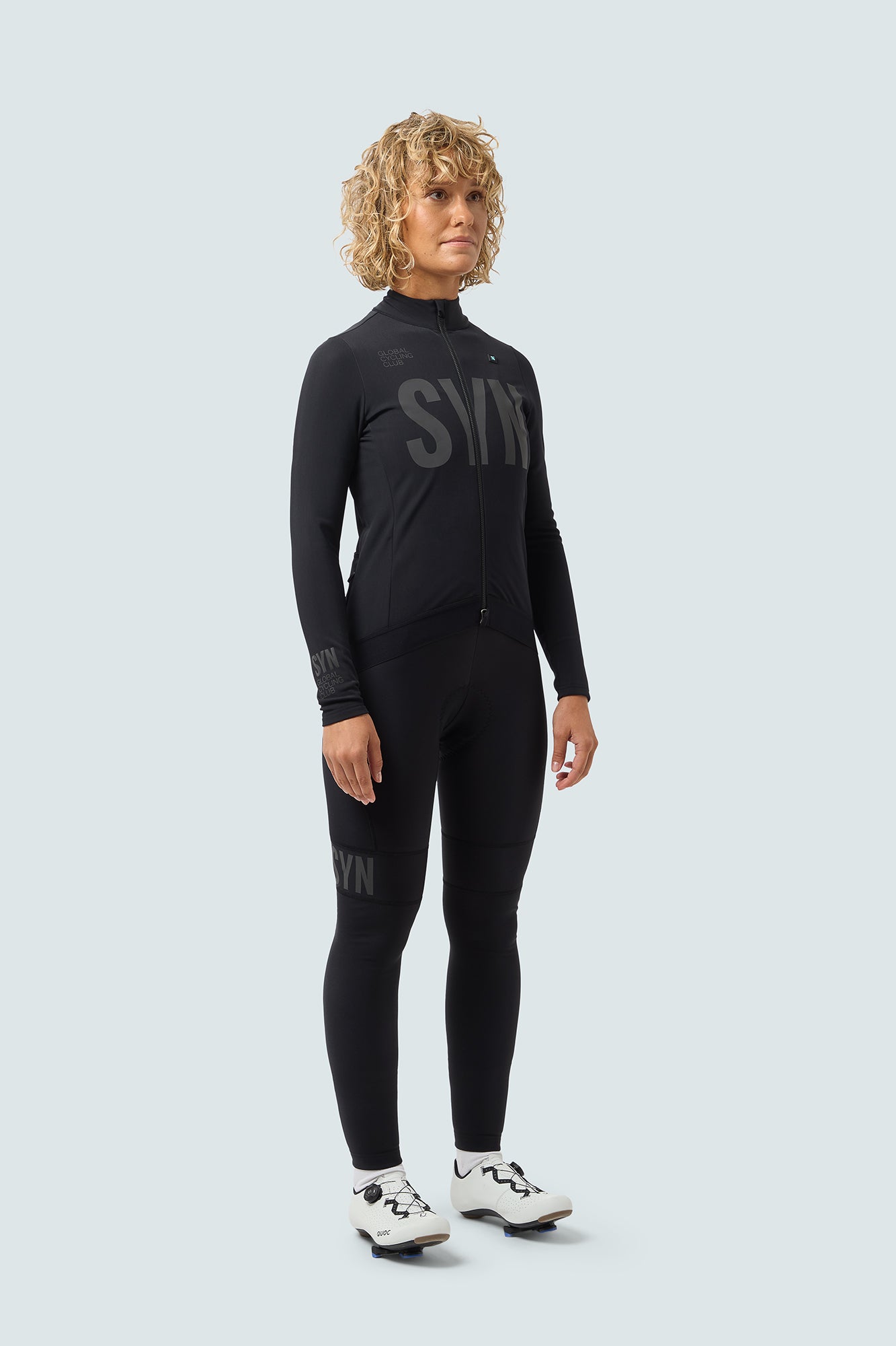 SYN Women's Pro Thermal Vinter Langærmet jersey - Sort