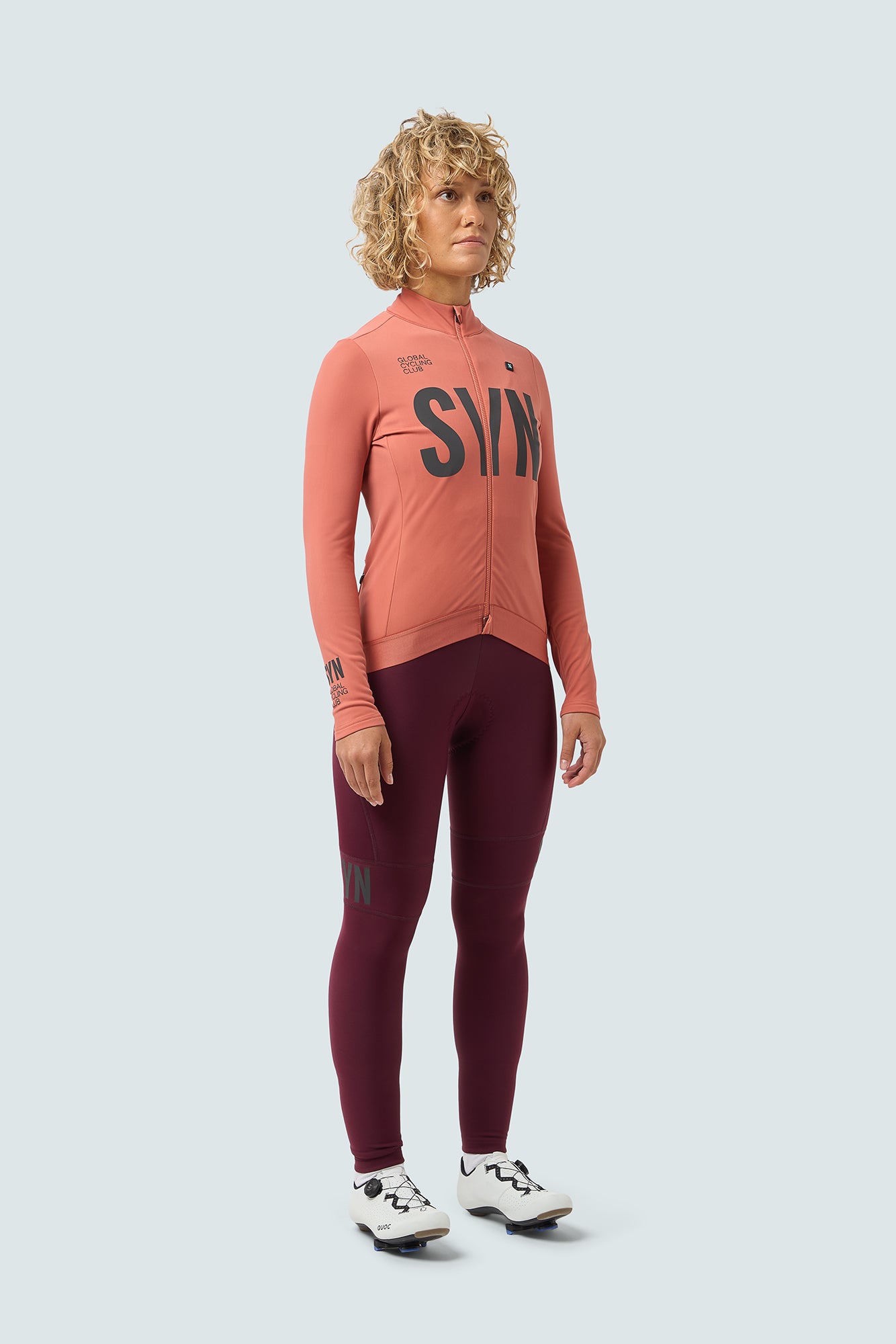 SYN Women's Pro Thermal Vinter Langærmet jersey - Terra