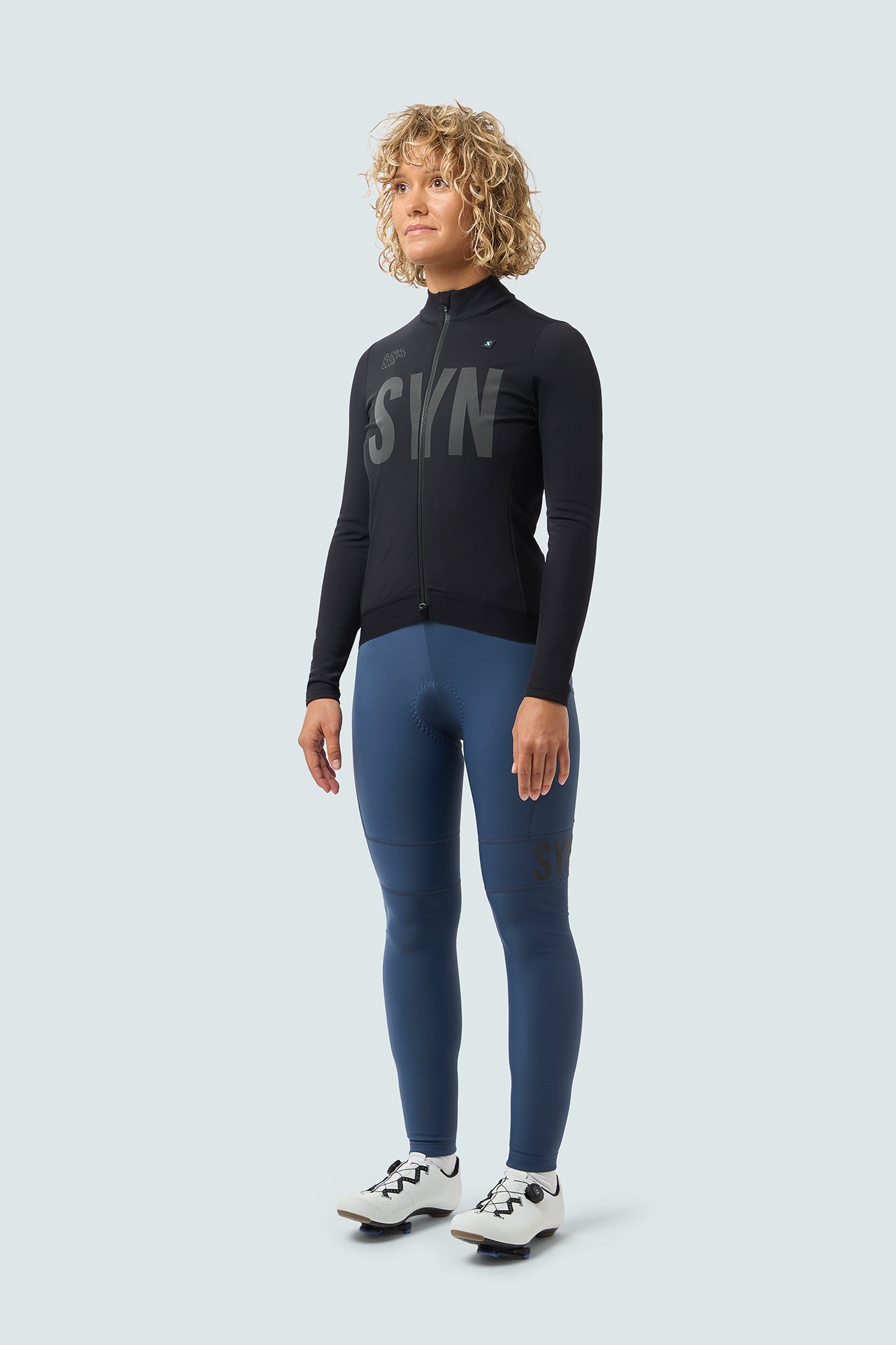 SYN Women's Pro Thermal Vinter Langærmet jersey - Sort