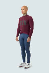 SYN Men's Pro Thermal Vinter Langærmet jersey - Rioja