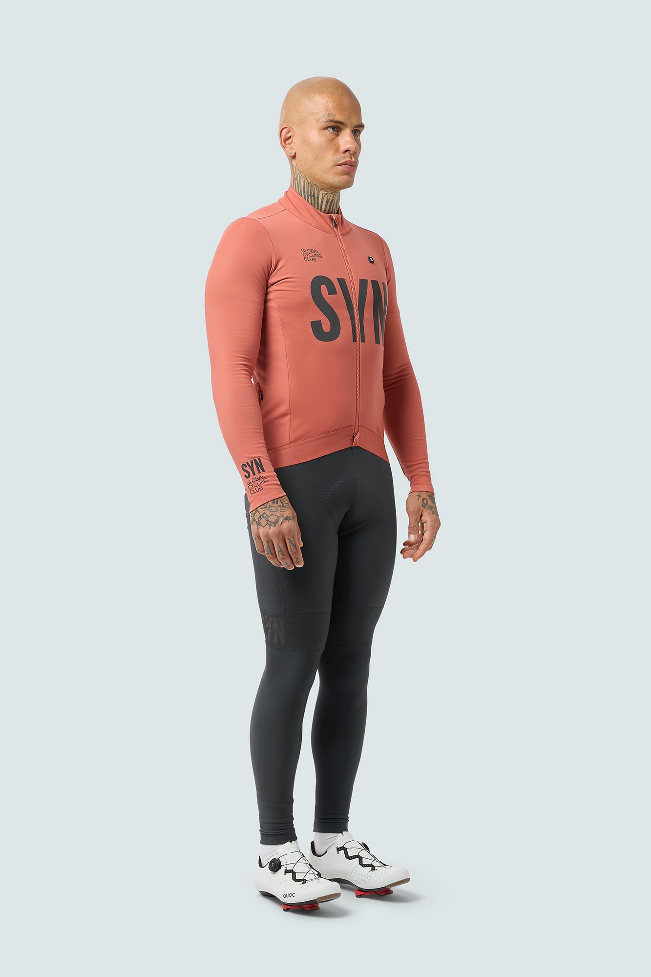 SYN Men's Pro Thermal Vinter Langærmet jersey - Terra