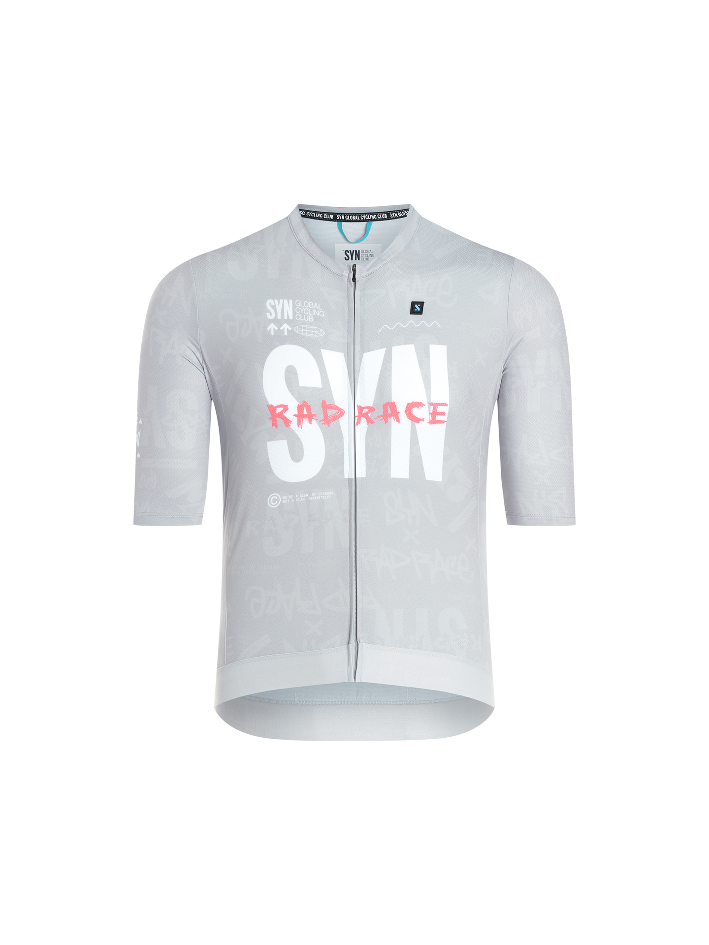 SYN Pro Rad Race Jersey - Cool Grey