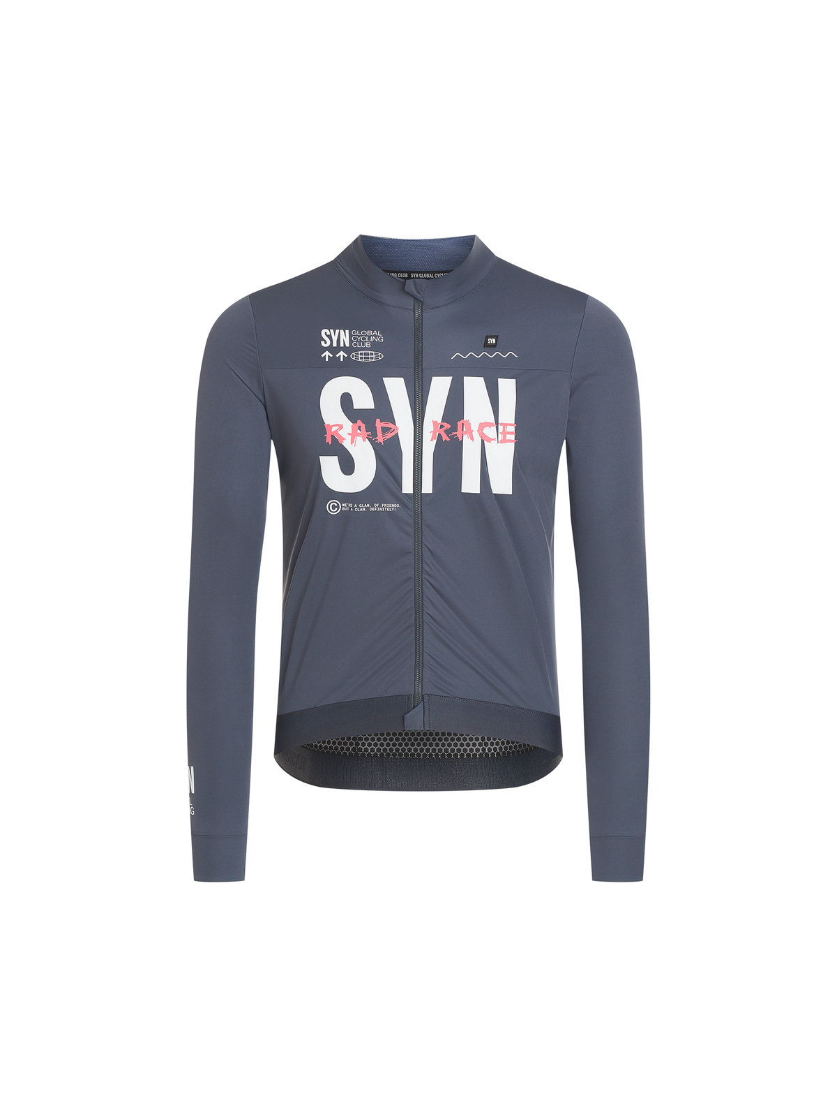 SYN Men's Pro RAD RACE Club Jacket 2.0 - Dark Grey