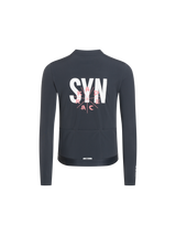 SYN Men's Pro RAD RACE Thermal Langærmet Jersey 2.0 - Grigio Black
