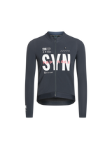 SYN Men's Pro RAD RACE Thermal Langærmet Jersey 2.0 - Grigio Black