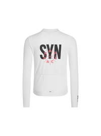 SYN Men's Pro RAD RACE Thermal Langærmet Jersey 2.0 - White