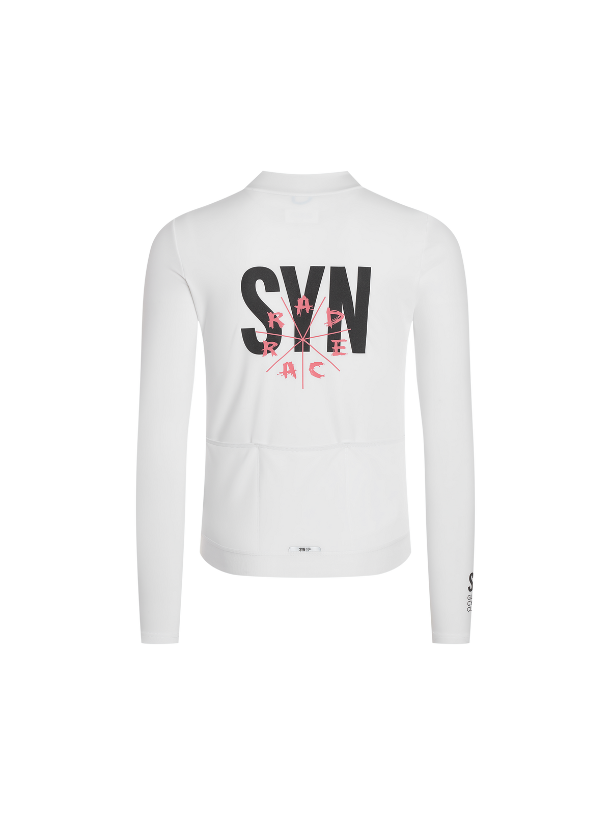 SYN Men's Pro RAD RACE Thermal Langærmet Jersey 2.0 - White