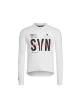 SYN Men's Pro RAD RACE Thermal Langærmet Jersey 2.0 - White