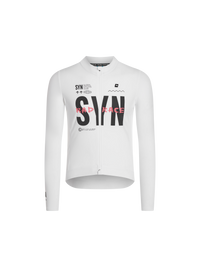 SYN Men's Pro RAD RACE Thermal Langærmet Jersey 2.0 - White