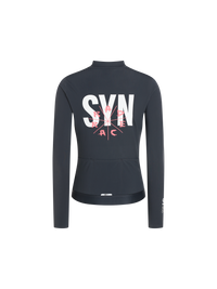 SYN Women's Pro RAD RACE Thermal Langærmet Jersey 2.0 - Grigio Black