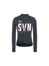SYN Women's Pro RAD RACE Thermal Langærmet Jersey 2.0 - Grigio Black