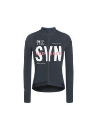 SYN Women's Pro RAD RACE Thermal Langærmet Jersey 2.0 - Grigio Black