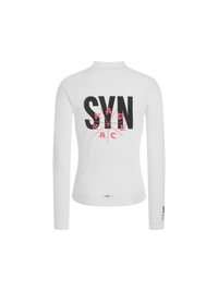 SYN Women's Pro RAD RACE Thermal Langærmet Jersey 2.0 - White
