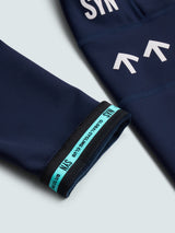 SYN Women's Pro Team APEX Thermal Bib Tights 2.0 - Dark Blue - closeup - PRO_TEAM_APEX_THERMAL_BIB_TIGHTS_M_DARK_BLUE_DET1
