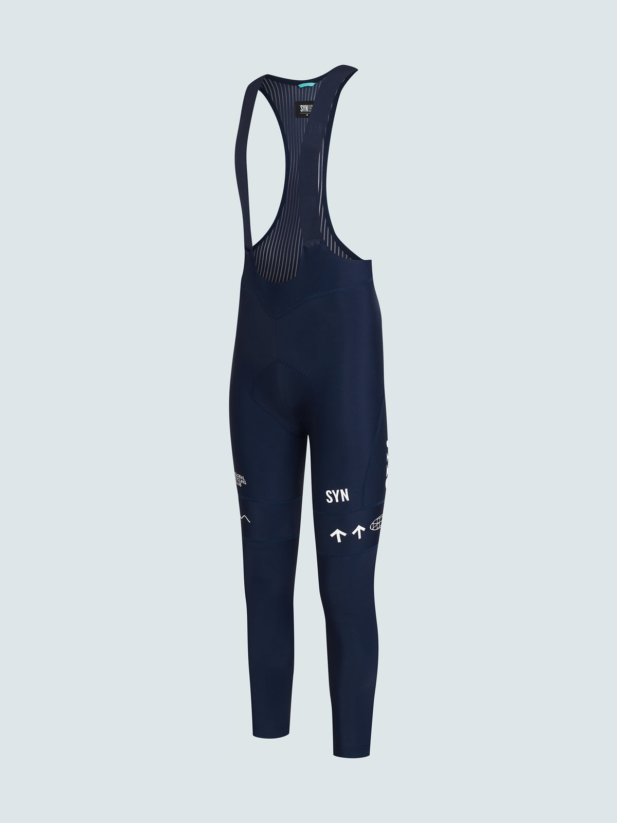 SYN Men's Pro Team APEX Thermal Bib Tights 2.0 - Dark Blue - indvendig detalje - PRO_TEAM_APEX_THERMAL_BIB_TIGHTS_M_DARK_BLUE_SK