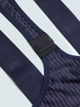 SYN Women's Pro Team APEX Thermal Bib Tights 2.0 - Dark Blue - closeup - PRO_TEAM_APEX_THERMAL_BIB_TIGHTS_W_DARK_BLUE_DET1
