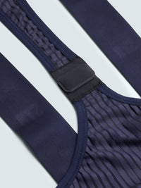 SYN Women's Pro Team APEX Thermal Bib Tights 2.0 - Dark Blue - closeup - PRO_TEAM_APEX_THERMAL_BIB_TIGHTS_W_DARK_BLUE_DET1