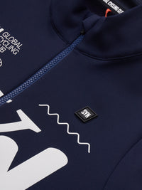SYN Men's Pro Team APEX Thermal Langærmet Jersey 2.0 - Dark Blue - closeup - PRO_TEAM_APEX_THERMAL_LS_JERSEY_W_DARK_BLUE_DET2