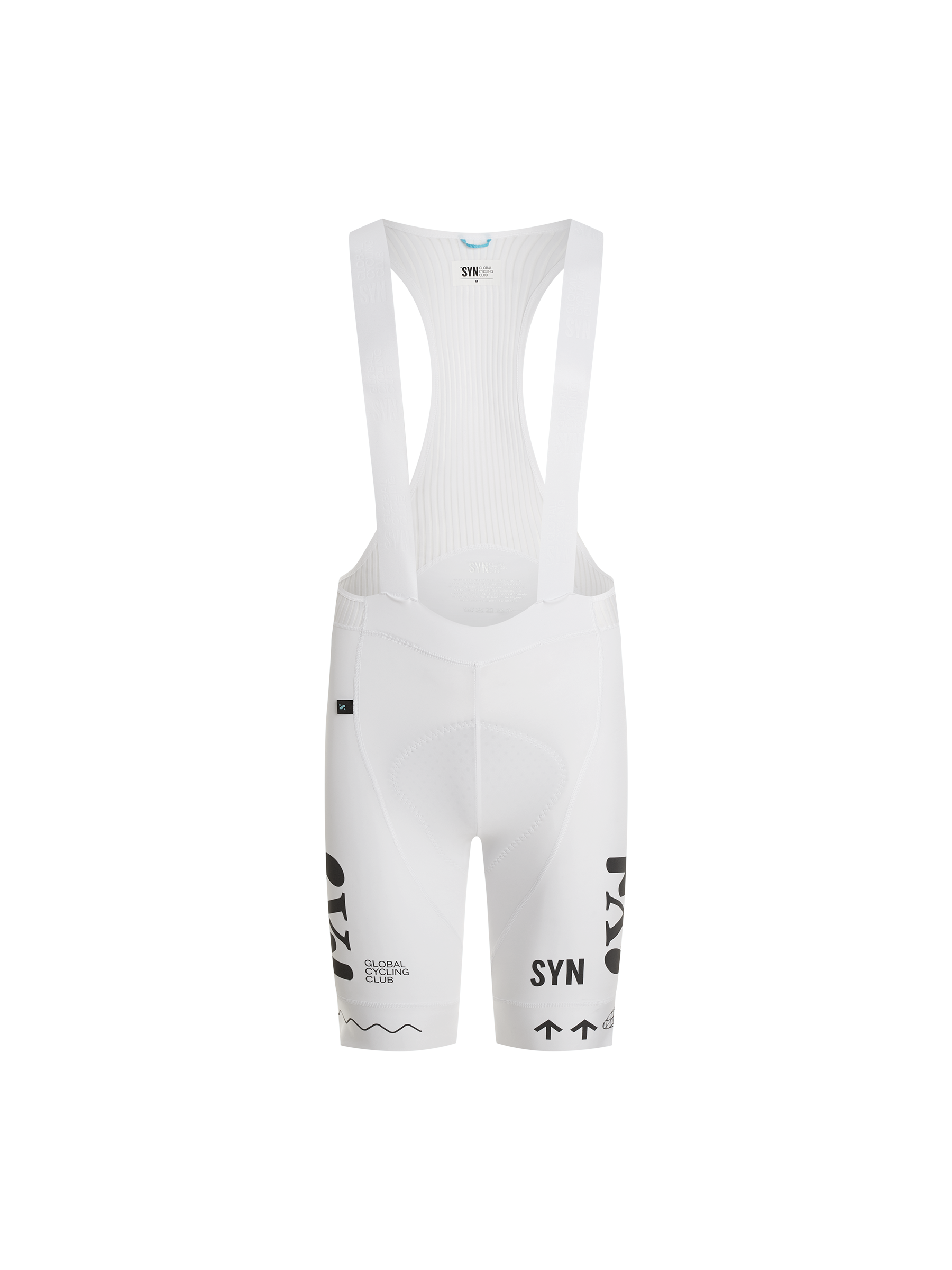 SYN Men’s Pro Team Bib Shorts - Hvid
