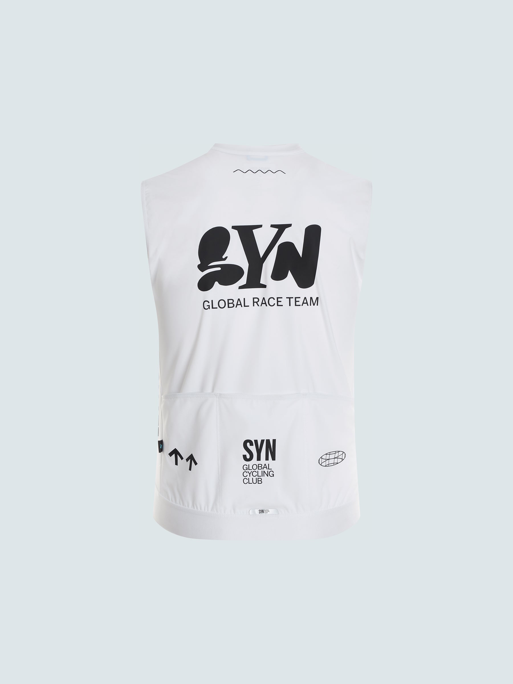 SYN Men's Pro Team Vest - Hvid