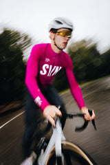 SYN Men's Pro 2.0 Thermal Vinter Langærmet jersey - Pink Haze