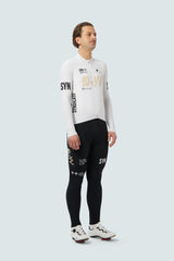 SYN Men's Pro Team Shield Langærmet Jersey Slick - Vindtæt og varm langærmet vinter trøje til kolde ture