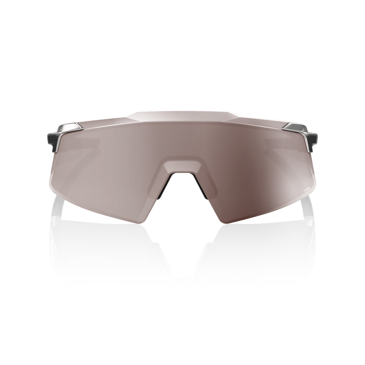 100 Percent AEROCRAFT® Gloss Black Chrome HiPER® Silver Mirror Lens
