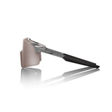 100 Percent AEROCRAFT® Gloss Black Chrome HiPER® Silver Mirror Lens