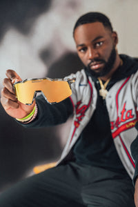 100 Percent SPEEDCRAFT® Money Mike HiPER® 24K Gold Mirror Lens