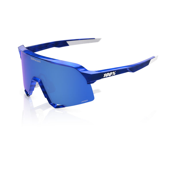 100 Percent S3 LE RBH Gloss Blue Holographic - HiPER Royal Blue Mirror Lens