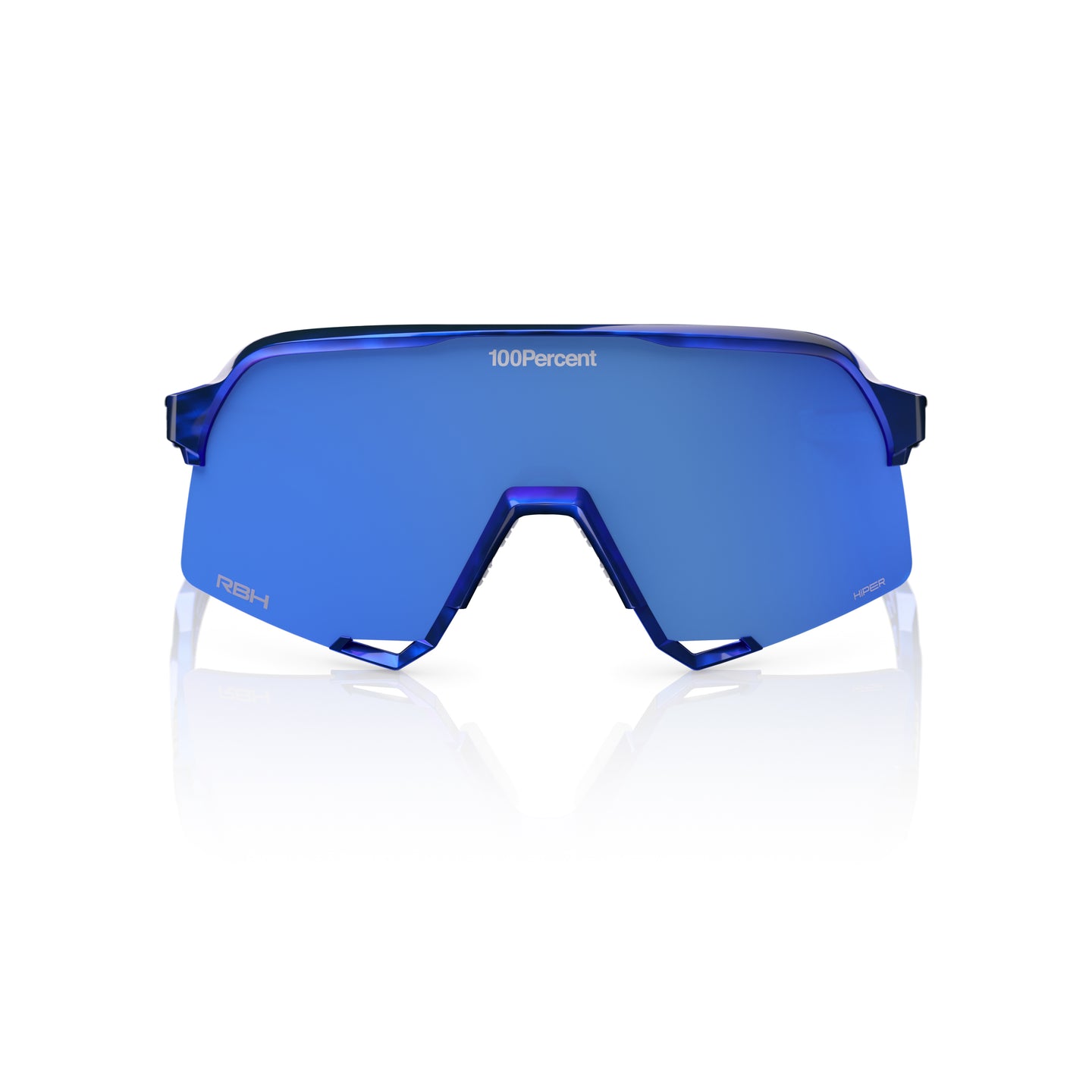 100 Percent S3 LE RBH Gloss Blue Holographic - HiPER Royal Blue Mirror Lens