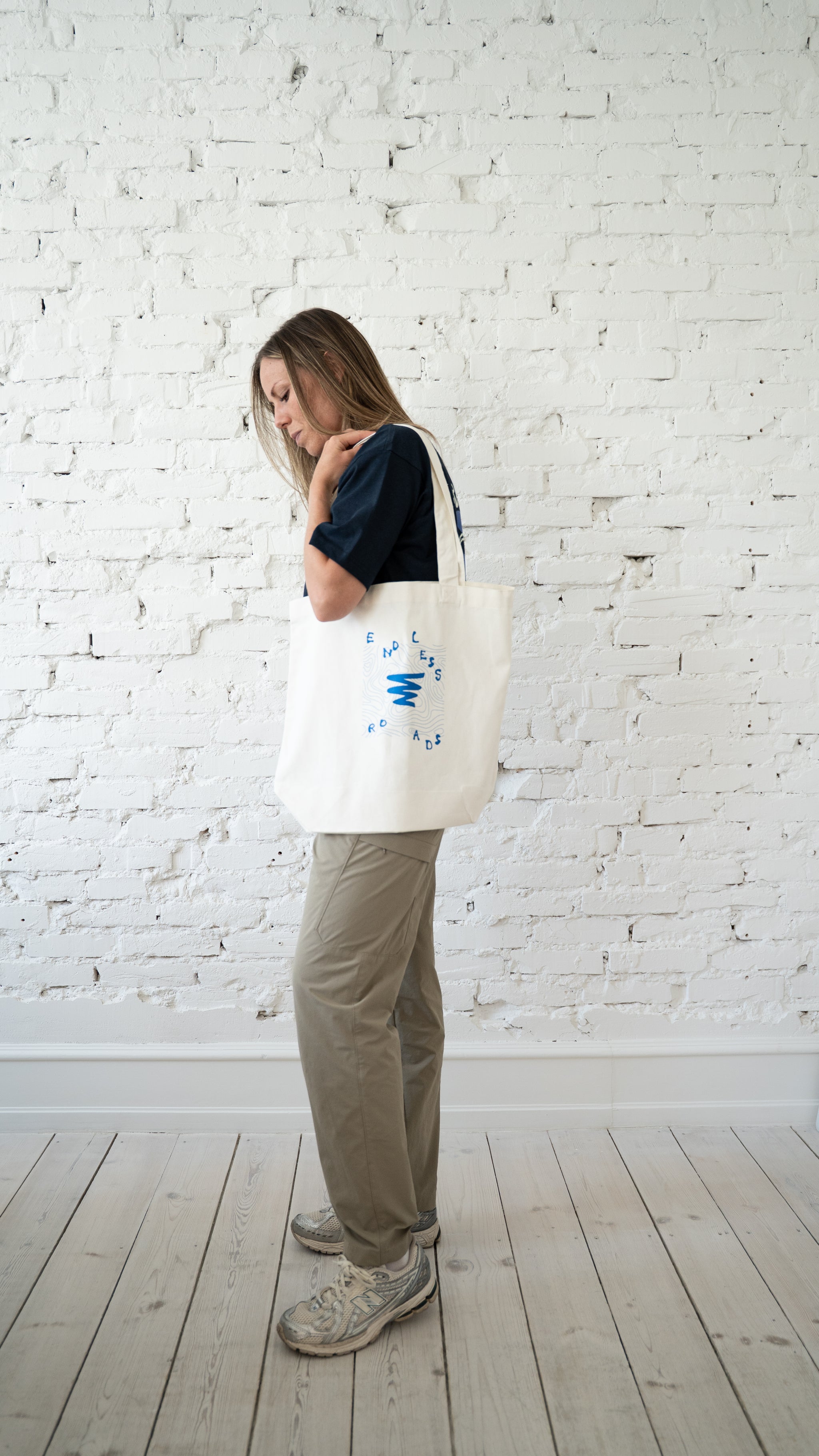 Endless Roads Community Tote – Blue