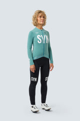 SYN Women's Training 2.0 Thermal Langærmet Jersey - Sea Green