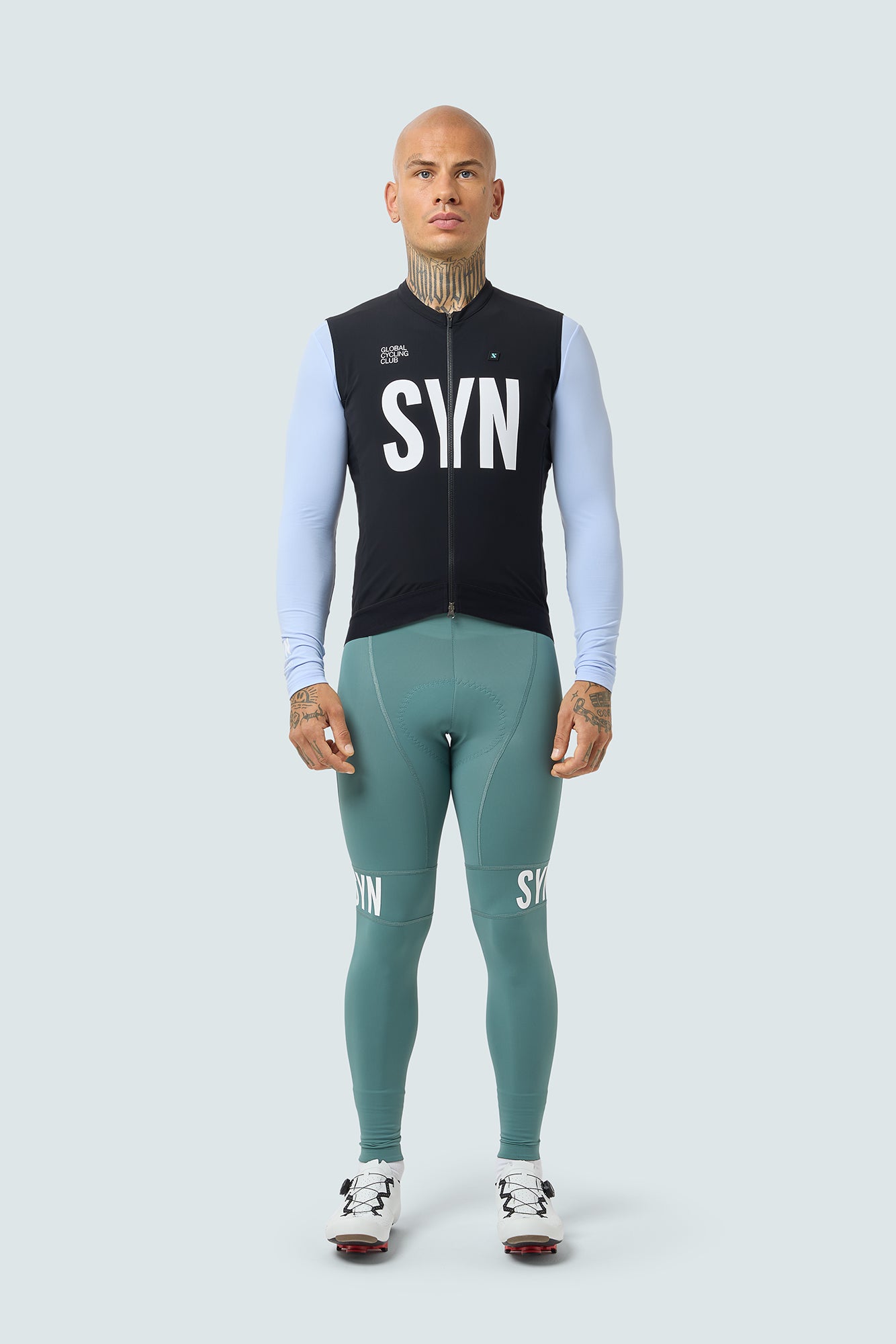 SYN Men's Training Bib Tights 2.0 - Dusty Green