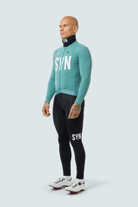 SYN Men's Training 2.0 Thermal Langærmet Jersey - Sea Green