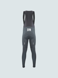 SYN Men's Thermal Rain Bib Tights - Silver