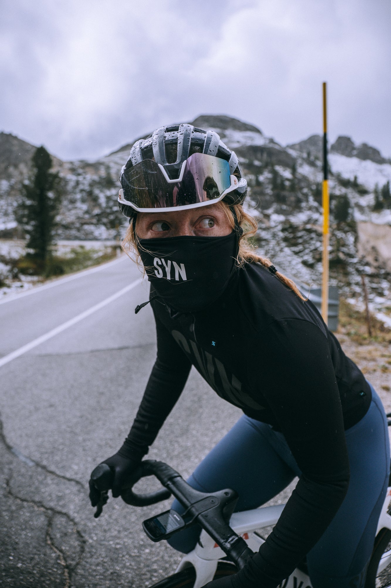 SYN Women's Pro Thermal Vinter Langærmet jersey - Sort