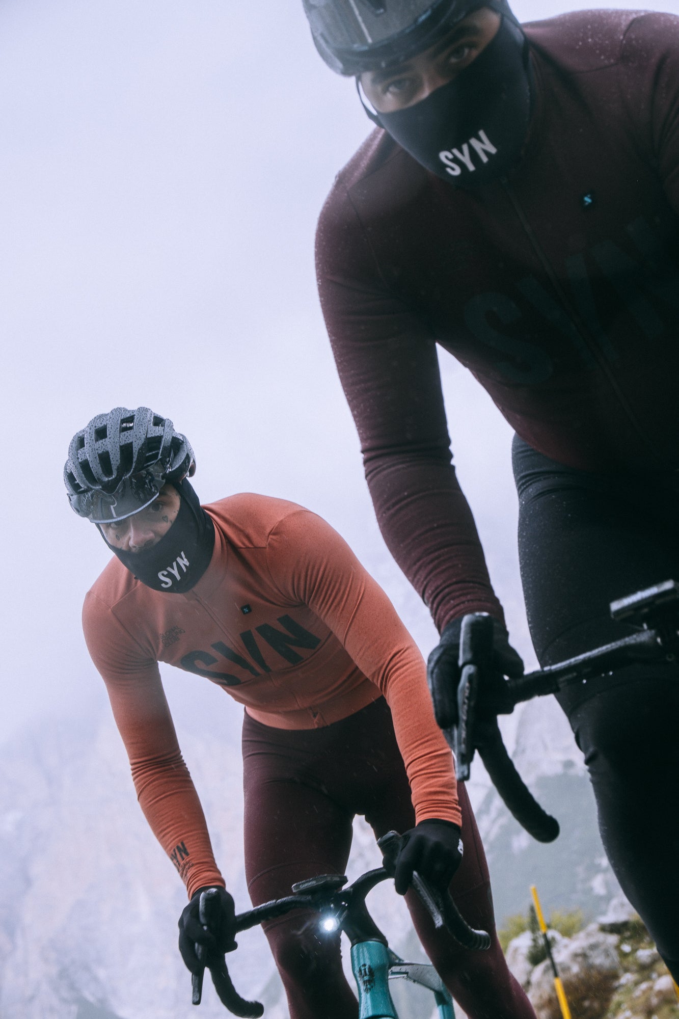 SYN Men's Pro Thermal Vinter Langærmet jersey - Terra