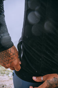 SYN Men's Pro Thermal Vinter Langærmet jersey - Sort