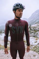 SYN Men's Pro Thermal Vinter Langærmet jersey - Rioja