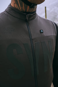 SYN Men's Pro Universal SL Vest Ash- Ultralet, vind- og vandtæt cykelvest