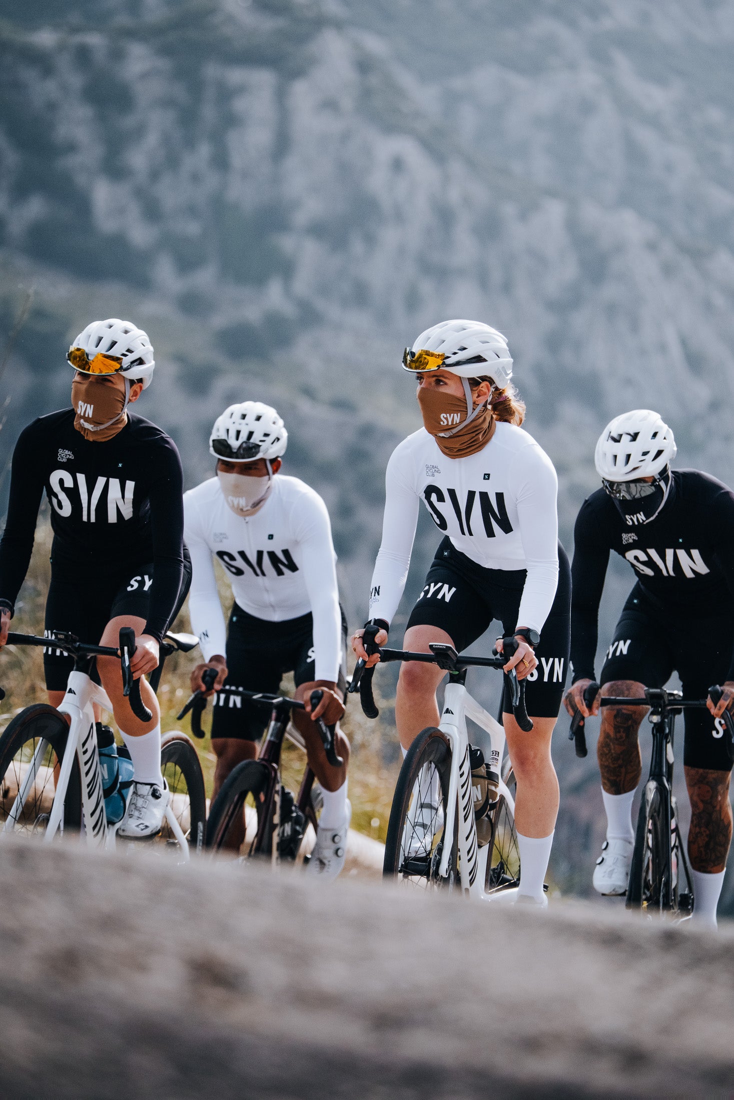 SYN Men's Training Thermal langærmet Jersey 2.0 - Hvid