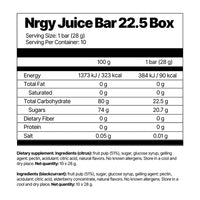 Nduranz Nrgy Juice Bar 22.5 Vingummi Citrus - 10 stk.