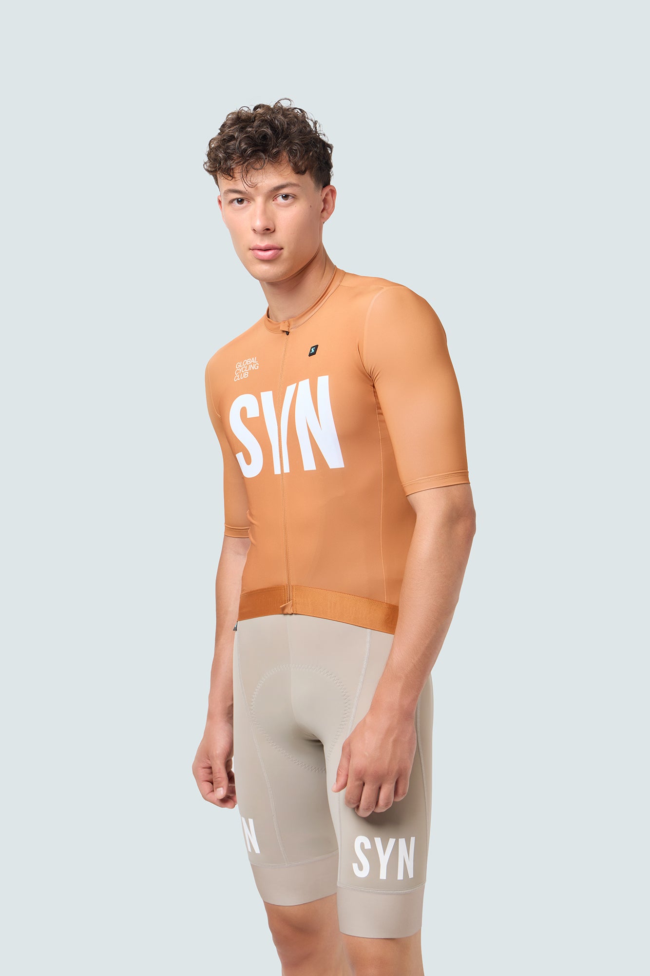 SYN Men's Training 2.0 Bib shorts - Dark Sand