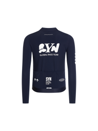 SYN Men's Pro Team APEX Thermal Langærmet Jersey 2.0 - Dark Blue - bagside