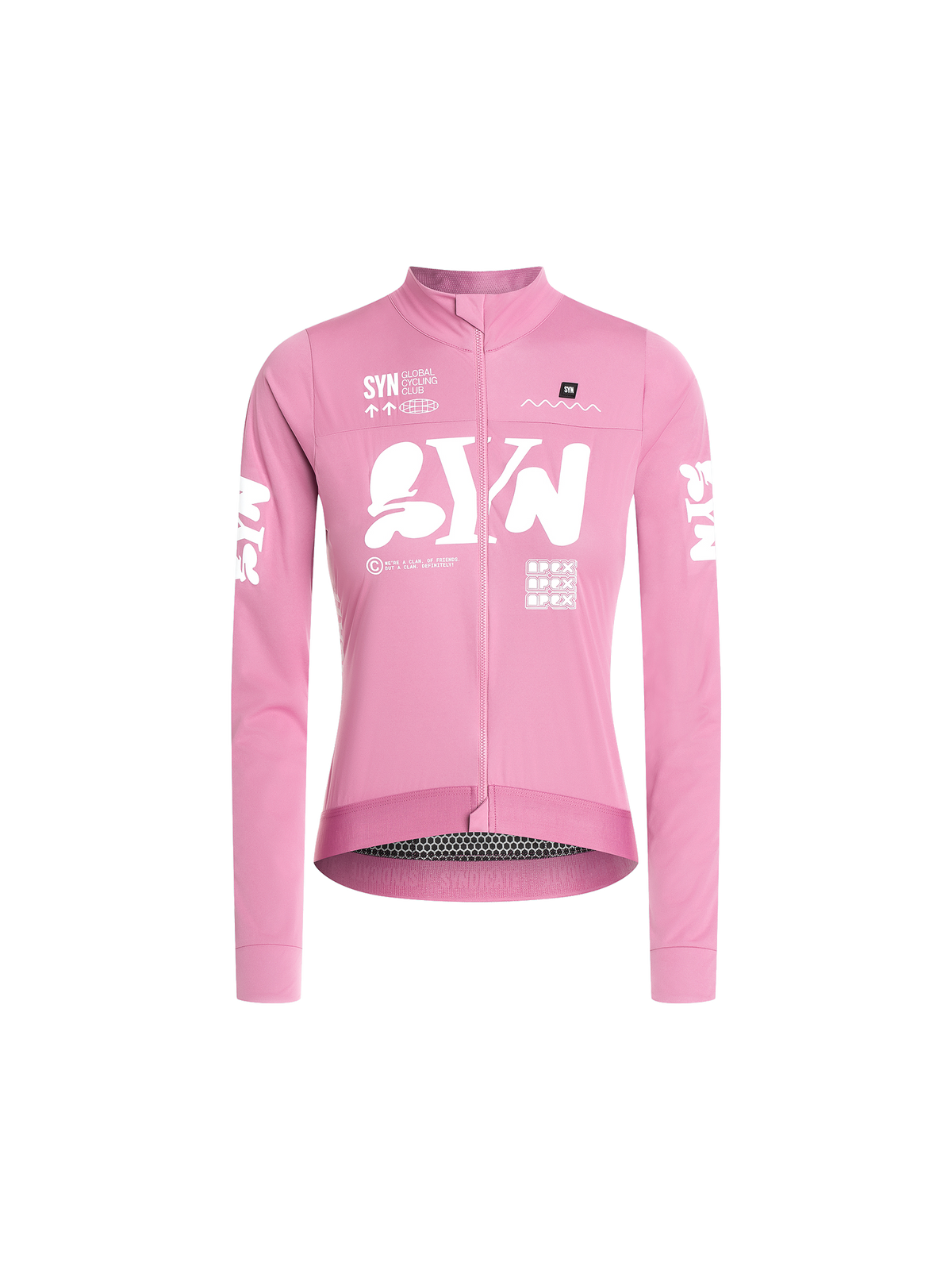 SYN Women's Pro Team APEX Club Jacket 2.0 - Blush - forside